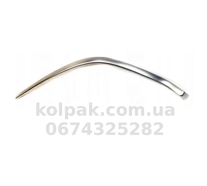 Правий молдинг решітки бампера Toyota Yaris 2014-2017, хром, AVTM, 531230D060, 187049914 Правий молдинг решітки бампера Toyota Yaris 2014-2017, хром, AVTM, 531230D060, 187049914 — фото 1