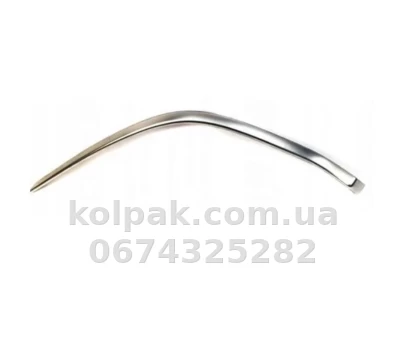 Правий молдинг решітки бампера Toyota Yaris 2014-2017, хром, AVTM, 531230D060, 187049914 Правий молдинг решітки бампера Toyota Yaris 2014-2017, хром, AVTM, 531230D060, 187049914