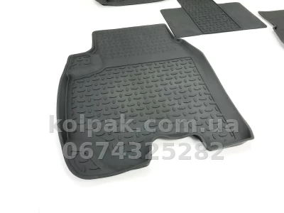 Floor mats for Honda Civic 2012-2016, 5D, Rubber, 5 pcs, Seintex, 84994 — photo 5
