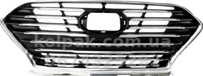 Решітка радіатора Hyundai Sonata LF 2017-2019, крім sport, під номер EUR, AVTM, 183253990
