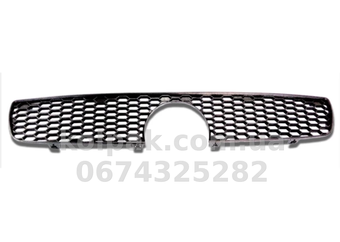 Решітка радіатора Fiat Doblo 2010-2015, сіра, AVTM, 182608990 Решітка радіатора Fiat Doblo 2010-2015, сіра, AVTM, 182608990 — фото 1