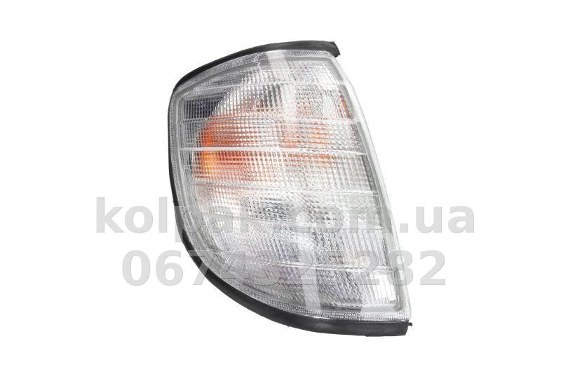 Right indicator light Mercedes-Benz S-Class W140 1993-1998, white + bulb, Depo, 440-1504R-AE-C Right indicator light Mercedes-Benz S-Class W140 1993-1998, white + bulb, Depo, 440-1504R-AE-C β photo 1