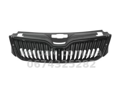 Решітка радіатора Skoda Rapid 2012-, без хромованого молдинга, AVTM, 186416990 Решітка радіатора Skoda Rapid 2012-, без хромованого молдинга, AVTM, 186416990