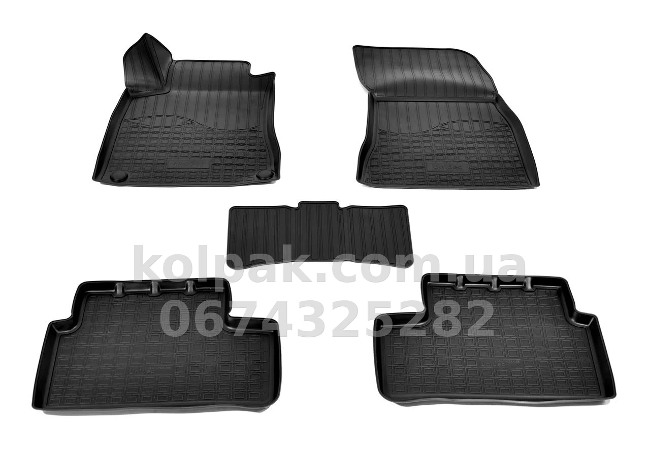 Floor mats for Mercedes-Benz A-Class W177 2018-/CLA-Class C118 2019-, 3D, Norplast, NPA11-C56-055 Floor mats for Mercedes-Benz A-Class W177 2018-/CLA-Class C118 2019-, 3D, Norplast, NPA11-C56-055 β photo 1