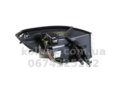 Rear right light Jeep Compass 2016-2021, without bulbs (W21/5W/WY16W), inner, chrome insert, Depo, 433-1909R-UE — photo 2