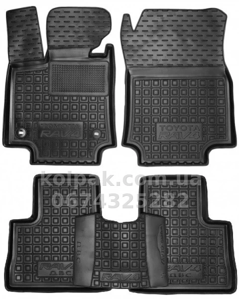 Floor mats for Toyota Rav4 5 2018-, internal combustion engine, Avto-Gumm, 11745 Avto-Gumm Floor mats for Toyota Rav4 5 2018-, internal combustion engine, Avto-Gumm, 11745 Avto-Gumm β photo 1