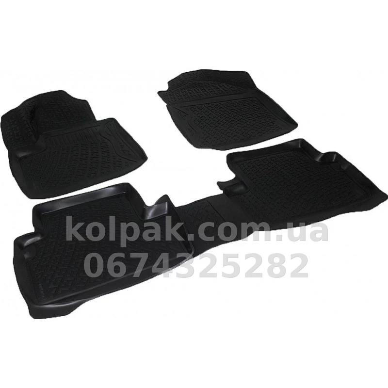Polyurethane floor mats for Ford Tourneo Connect 2 2012-, L.Locker, 202140501 Polyurethane floor mats for Ford Tourneo Connect 2 2012-, L.Locker, 202140501 β photo 1