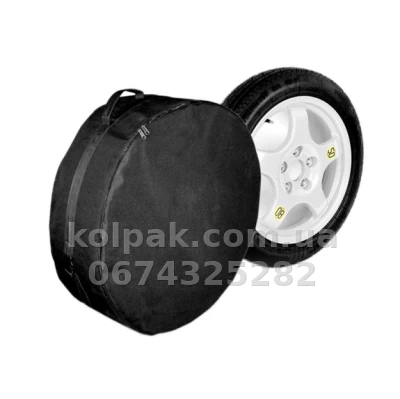 Чохол запасного колеса R16-20, XXL, чорний поліестер 85*27 см AVTM WCOV95500