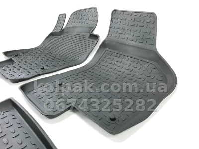 Floor mats for Volkswagen Jetta 2011-2018, Rubber, 5 pcs, Seintex, 82571 — photo 5