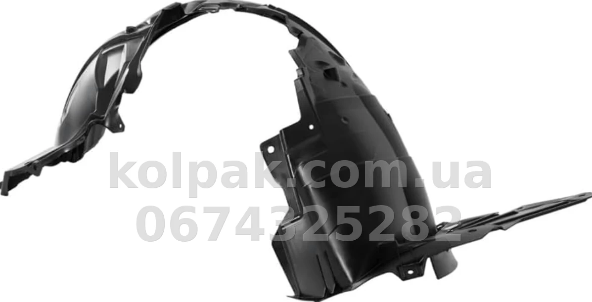 Front left wheel arch liner Nissan Sentra 2012-2019 638413SH0A AVTM 445057387 Front left wheel arch liner Nissan Sentra 2012-2019 638413SH0A AVTM 445057387 β photo 1