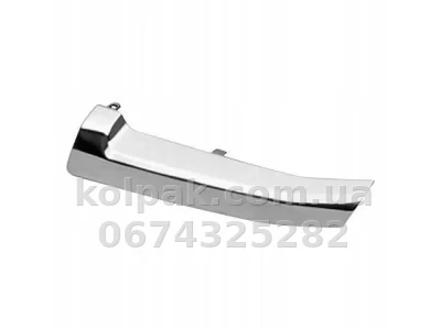 Ліва накладка решітки радіатора Subaru Impreza 2011-2015, хромована, AVTM, 186732993