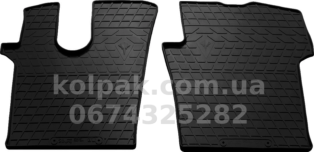 Floor mats for Scania G 2017-, 2 pcs, Stingray, 1041032 Floor mats for Scania G 2017-, 2 pcs, Stingray, 1041032 β photo 1