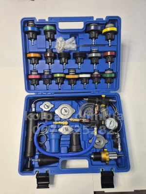 Set tools for replacement fluid and pressure testing in radiator system cooling (33 pieces) MG50887 MAGMA — photo 2