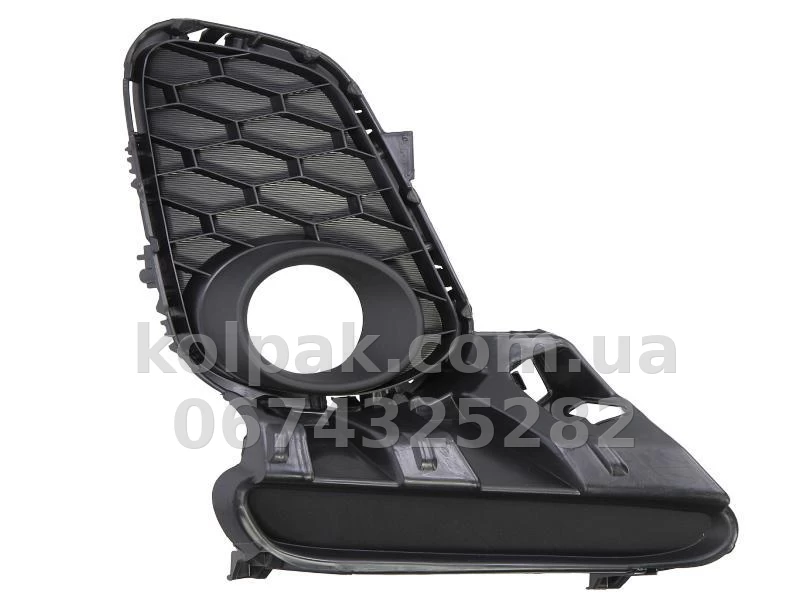 Kratka zderzaka prawa Mazda 3 BL 2011-2012, z otworem na światło przeciwmgielne, AVTM, BGV450C11B, 4418 924 Kratka zderzaka prawa Mazda 3 BL 2011-2012, z otworem na światło przeciwmgielne, AVTM, BGV450C11B, 4418 924 — zdjęcie 1