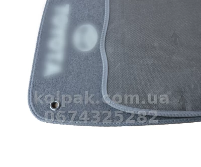 Ворсові килимки в салон Toyota Land Cruiser Prado 120 2003-2009, сірі, 5 шт., AVTM GRCR1636 Ворсові килимки в салон Toyota Land Cruiser Prado 120 2003-2009, сірі, 5 шт., AVTM GRCR1636 — фото 5