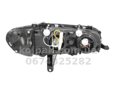 Передня ліва фара Opel Omega B 1997-1999, H7/H1, електричне регулювання, Depo, 442-1119L-LD-EM — фото 2