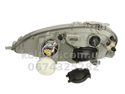 Front right headlight Mercedes-Benz A-Class W168 2000-2004, H4/H7, electric adjustment, Depo, 440-1134R-LD-EM — photo 2