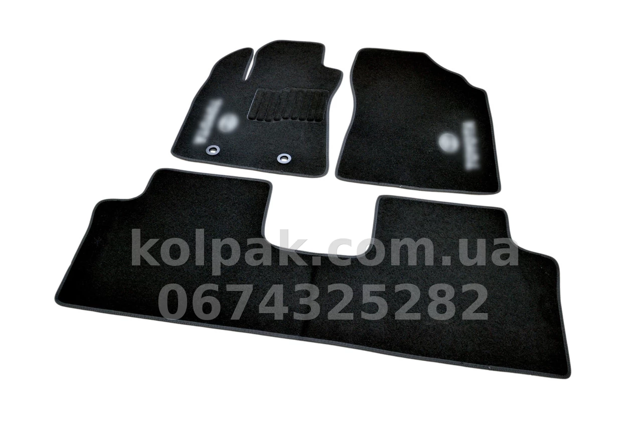 Carpet floor mats for Toyota Avensis 2009-, black 3 pcs, AVTM BLCCR1606 Carpet floor mats for Toyota Avensis 2009-, black 3 pcs, AVTM BLCCR1606 β photo 1