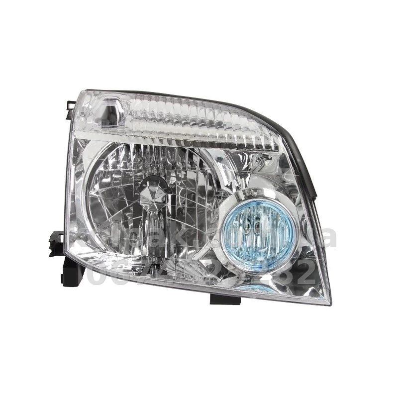 Front right headlight Nissan X-Trail (T30) 2001-2007, H4, manual adjustment, Depo, 215-11A4R-LD-E1 Front right headlight Nissan X-Trail (T30) 2001-2007, H4, manual adjustment, Depo, 215-11A4R-LD-E1 β photo 1