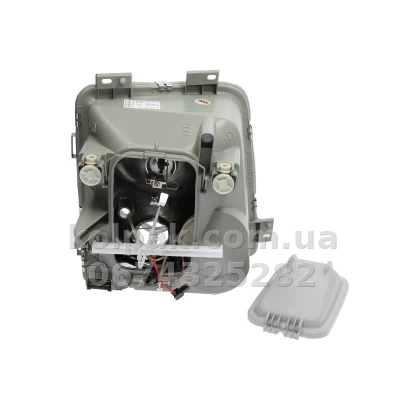 Front left headlight Volkswagen LT35 1996-2006, H4/H1, electric/manual adjustment, Depo, 441-1143L-LDEMF — photo 2