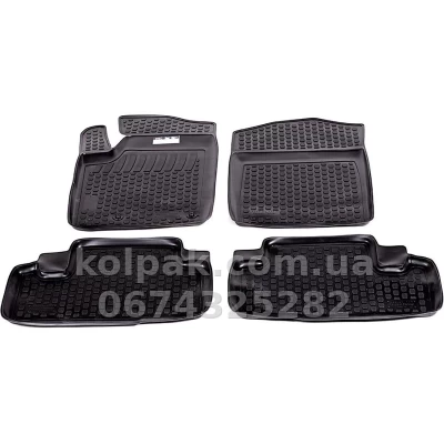 Поліуретанові килимки в салон Peugeot Partner 2002-, передні, L.Locker, 220100201