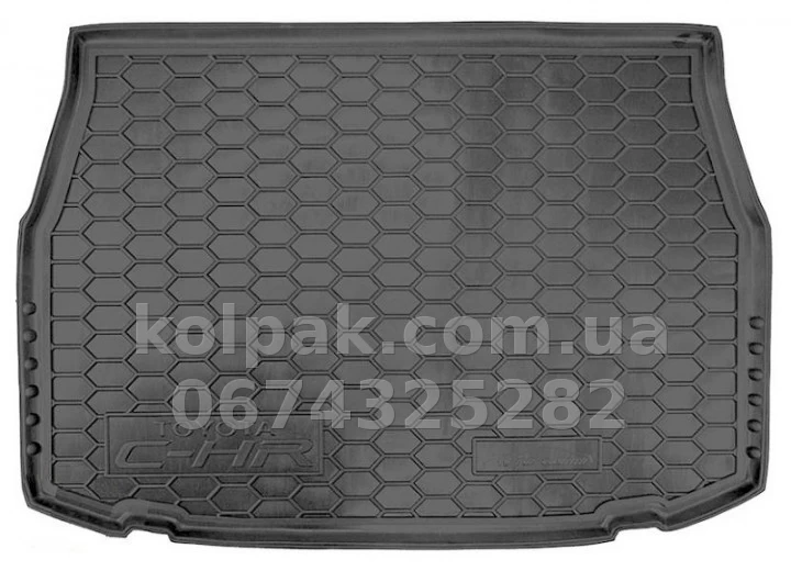 Boot mat for Toyota C-HR 2016-, 211636 Avto-Gumm Boot mat for Toyota C-HR 2016-, 211636 Avto-Gumm β photo 1