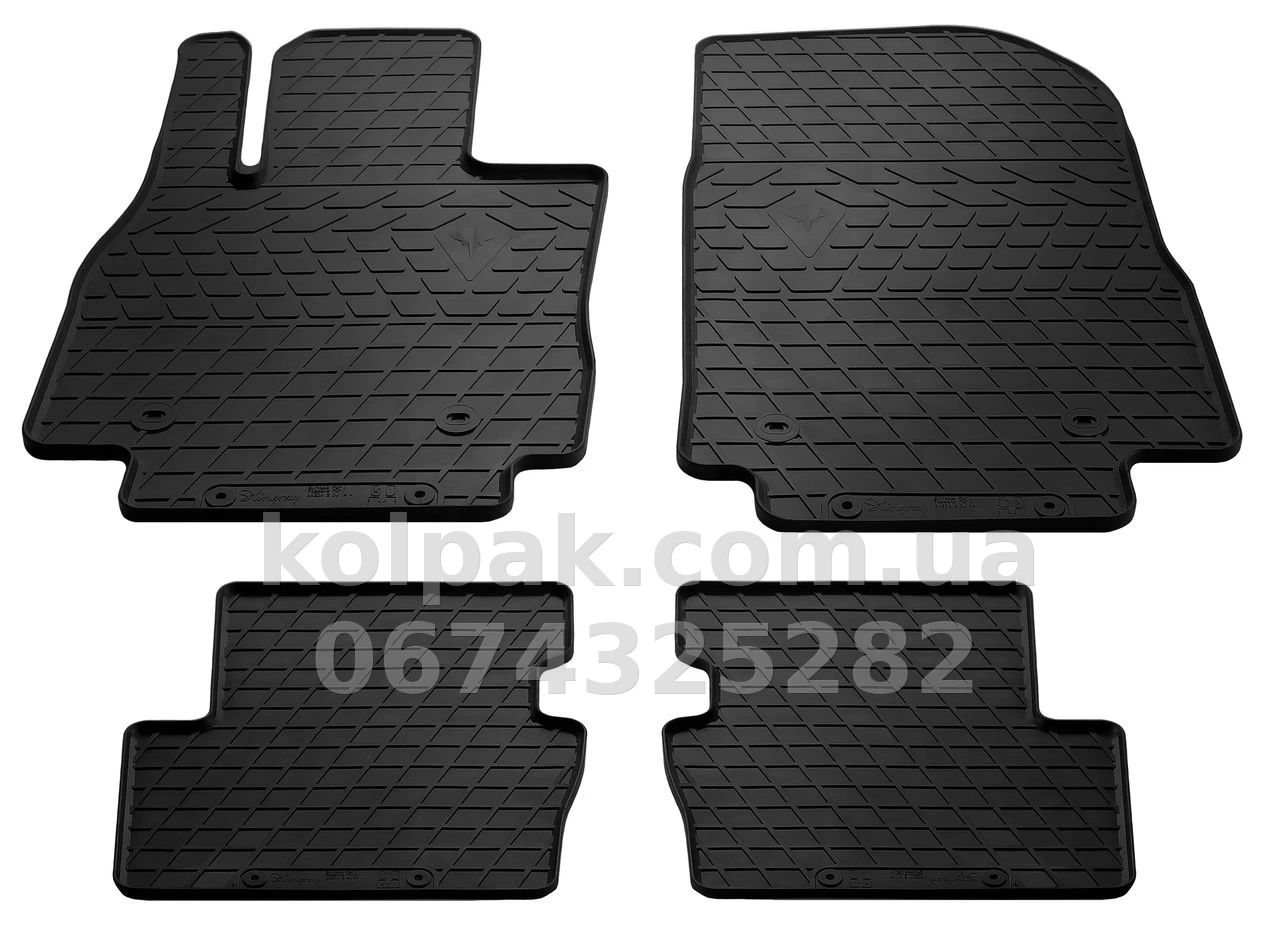 Floor mats for Mazda 2 DJ 2014-, 4 pcs, Stingray, 1011084 Floor mats for Mazda 2 DJ 2014-, 4 pcs, Stingray, 1011084 β photo 1