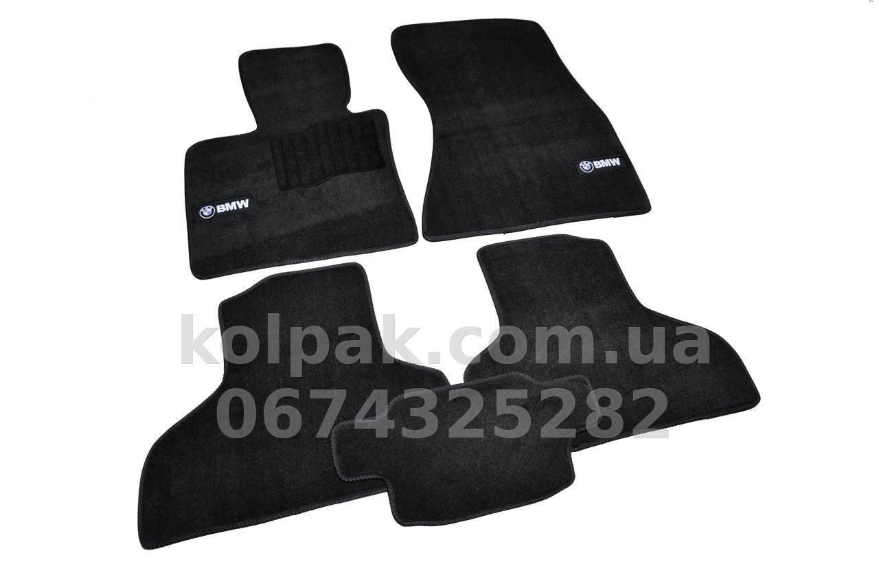 Carpet floor mats for BMW X5/X6 F15/F16 2013-, Premium, black, AVTM BLCLX1059 Carpet floor mats for BMW X5/X6 F15/F16 2013-, Premium, black, AVTM BLCLX1059 β photo 1