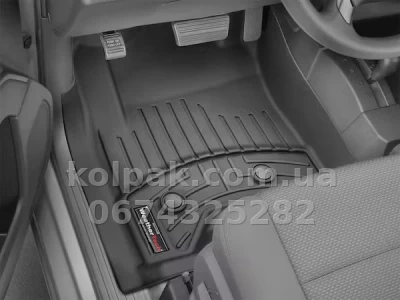 Килимки в салон Kia Niro 2017-2019, задні, чорні, Weathertech 4410362 — фото 2