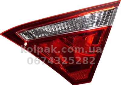 Задній правий ліхтар Toyota Camry XV50 2014-2017, USA, без ламп (921), внутрішній, Depo, 312-1326R-AS