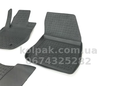 Floor mats for Ford Mondeo 5 2014-, Rubber, 5 pcs, Seintex, 86446 — photo 3