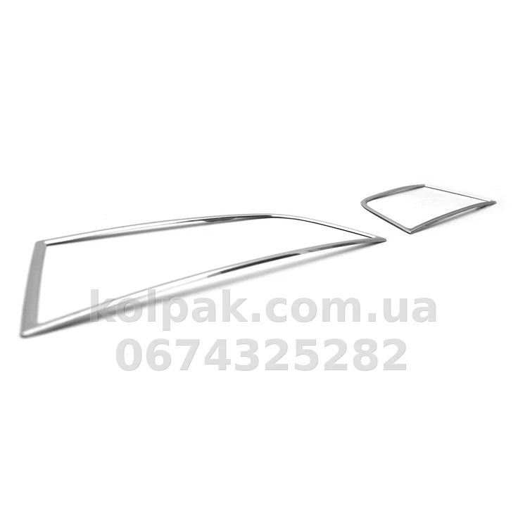 Chrome fog light surrounds (2 pcs) Skoda Octavia 2012-, OmsaLine, 6612103 Chrome fog light surrounds (2 pcs) Skoda Octavia 2012-, OmsaLine, 6612103 β photo 1