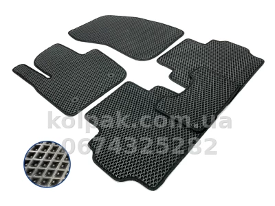 Килимки в салон Ford Mondeo/Fusion 2014-, EVA, чорні, 5 шт., AVTM BLCEV1162 Килимки в салон Ford Mondeo/Fusion 2014-, EVA, чорні, 5 шт., AVTM BLCEV1162