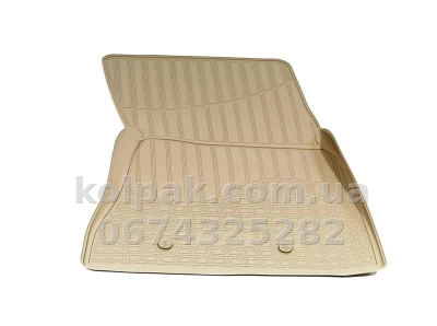 Polyurethane floor mats for BMW X6 F16/F86M 2014-2020, beige, Norplast, NPA11-C07-760-B — photo 3