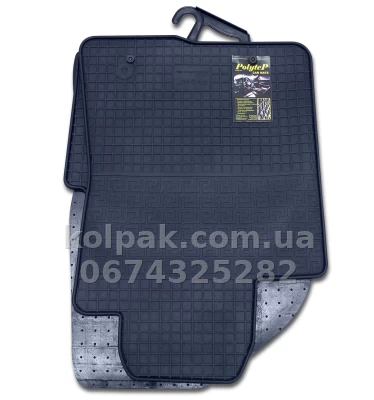 Floor mats for Toyota Avensis NG 2003-2008, 4 pcs, Polytep, 34168 — photo 7