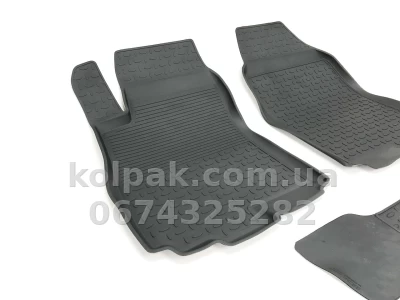 Floor mats for Chevrolet Aveo/Cobalt 2011-2015/Ravon R4 2016-, Rubber, 5 pcs, Seintex, 82910 — photo 3