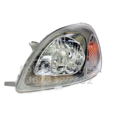 Передня ліва фара Toyota Yaris 1999-2003, H4, електричне регулювання, тип Valeo, Depo, 212-11A2L-LD-EM