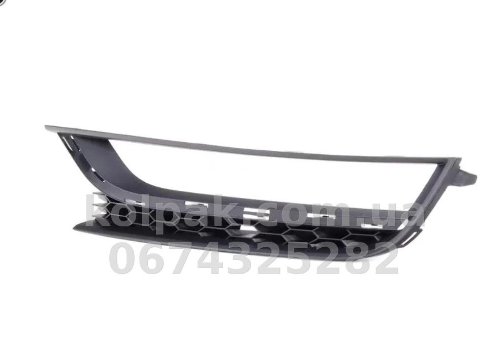 Oryginalna kratka zderzaka lewa Volkswagen Passat B7 2011-2015, USA, z otworem na światło przeciwmgielne, bez listwy, 561853665A 9B9 Oryginalna kratka zderzaka lewa Volkswagen Passat B7 2011-2015, USA, z otworem na światło przeciwmgielne, bez listwy, 561853665A 9B9 — zdjęcie 1
