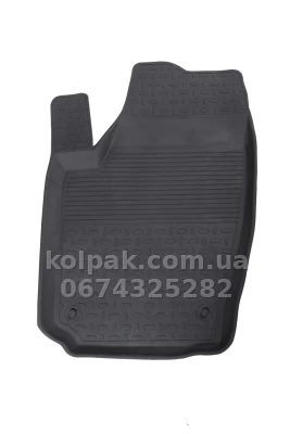 Floor mats for Volkswagen Polo SD 2019-, Rubber, 5 pcs, Seintex, 91379 — photo 4