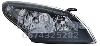 Передня права фара Renault Megane 3 2011-2014, електричне регулювання, із коректором, без ламп, хром (H7/H7/PY21W/W5W) Depo 5511178RMLEMN1 Передня права фара Renault Megane 3 2011-2014, електричне регулювання, із коректором, без ламп, хром (H7/H7/PY21W/W5W) Depo 5511178RMLEMN1
