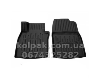 Поліуретанові килимки в салон Peugeot 407 2004-2011, з бортиком, 2 шт., Stingray, 5016132