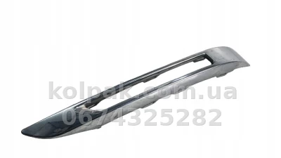 Правий молдинг решітки бампера Mercedes-Benz GLK-Class X204 2012-2015, хром, AVTM, 2048853474, 184652914 Правий молдинг решітки бампера Mercedes-Benz GLK-Class X204 2012-2015, хром, AVTM, 2048853474, 184652914