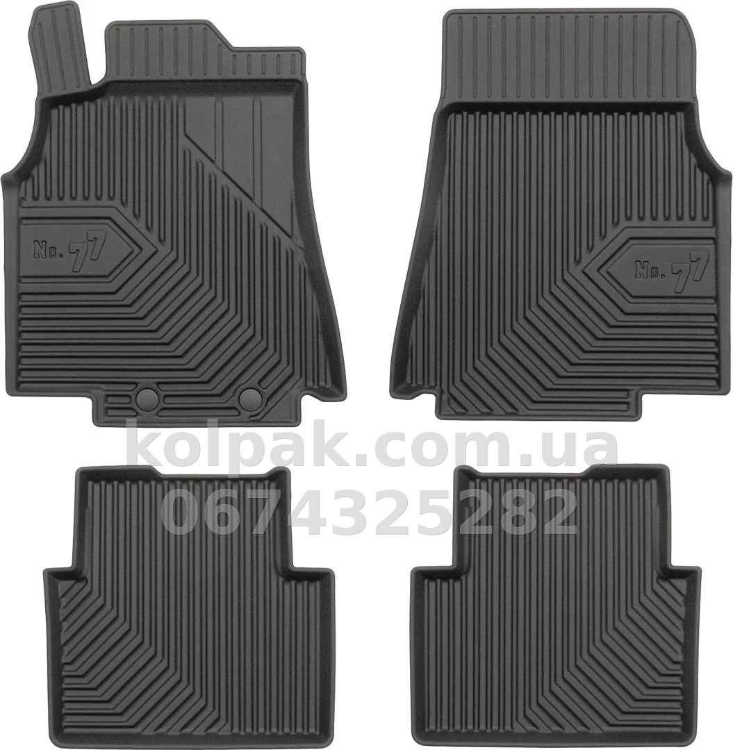 Floor mats for Mercedes-Benz A-Class W169 2004-2012, Frogum, FG 77408760 Floor mats for Mercedes-Benz A-Class W169 2004-2012, Frogum, FG 77408760 β photo 1