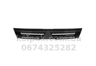 Решітка радіатора Mitsubishi Eclipse Cross 2017-, чорна, молдинг, AVTM, 184835990