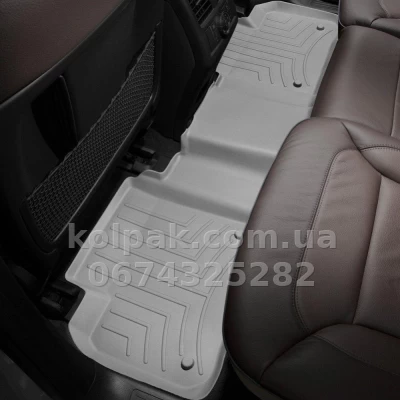 Килимки в салон Mercedes-Benz GL-Class/ML-Class 2012-, з бортиком, задні, сірі, Weathertech 464012 — фото 2
