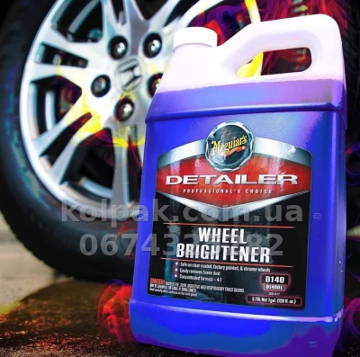 Concentrate for cleaning wheel rims Meguiars Detailer Wheel Brightener 3,79 L Meguiars D14001 — photo 2