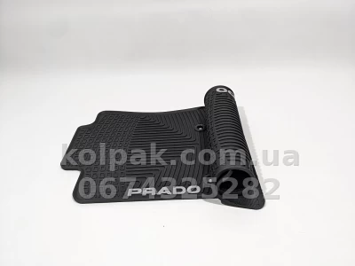 Оригінальні гумові килимки в салон Toyota Land Cruiser PRADO 150 з 2017 2018 2019 2020 HAVOC, повний комплект Оригінальні гумові килимки в салон Toyota Land Cruiser PRADO 150 з 2017 2018 2019 2020 HAVOC, повний комплект — фото 12