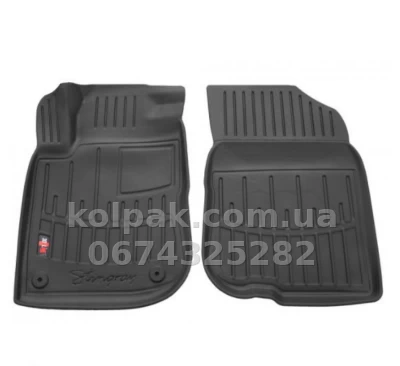 Поліуретанові килимки в салон Peugeot 208 2012-2019, з бортиком, 2 шт., Stingray, 5016142