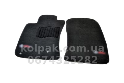 Ворсові килимки в салон Toyota Land Cruiser Prado 120 2003-2009, Premium, чорні, AVTM BLCLX1636 — фото 2