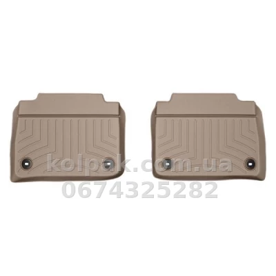 Килимки в салон Lexus LS 2013-2017 Short, з бортиком, задні, бежеві, Weathertech 455142 Килимки в салон Lexus LS 2013-2017 Short, з бортиком, задні, бежеві, Weathertech 455142